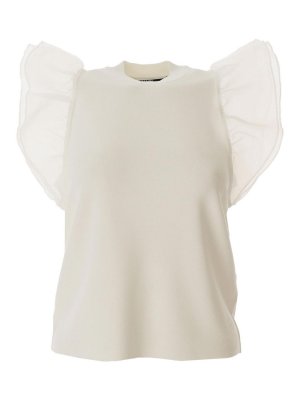 KARL LAGERFELD: Tops & Tank tops - Puff Sleeve Top