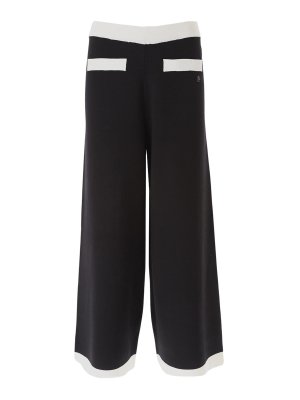 KARL LAGERFELD: Pantalones casual - Pantalón Casual - Negro