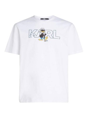 KARL LAGERFELD: Tシャツ - Tシャツ - 白