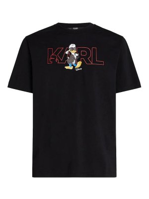 KARL LAGERFELD: Camisetas - Camiseta - Negro