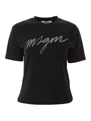m.s.g.m.: T-shirts - T-Shirt - Schwarz