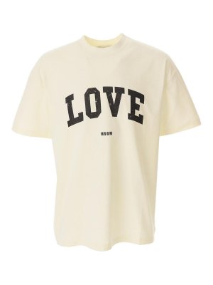 m.s.g.m.: Tシャツ - Tシャツ - クリーム