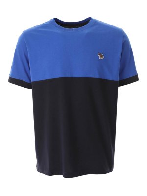 PS BY PAUL SMITH: t-shirt - Zebra Two Tone T-Shirt
