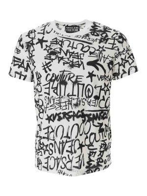 VERSACE JEANS: Tシャツ - Tシャツ - 白
