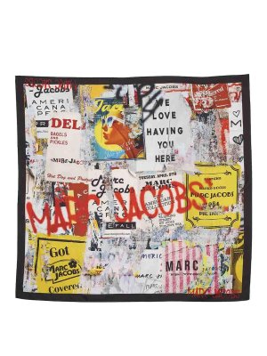 MARC JACOBS: scarves - Americana Silk Scarf