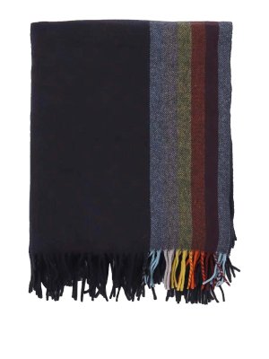 PAUL SMITH: ブランケット＆毛布 - スロー/ブランケット - 黒