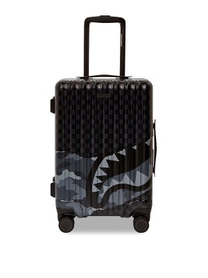 SPRAYGROUND: Luggage & Travel bags - Split Up Camo Tear Carryon Hardshell Luggage