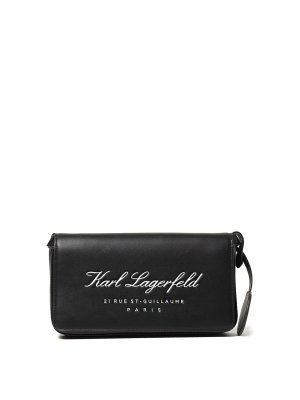 KARL LAGERFELD: Schultertaschen - Schultertasche - Schwarz