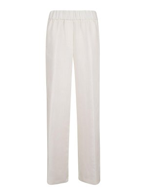PESERICO: Tailored & Formal trousers - Linen herringbone trousers