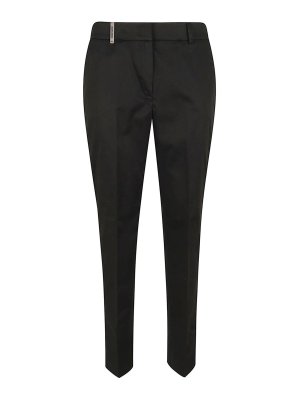 PESERICO: pantaloni casual - Pantalone a sigaretta raso leggero