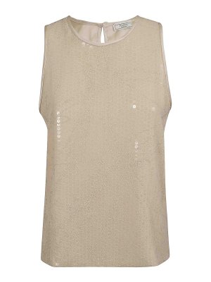 PESERICO: Tops & Débardeurs - Top - Beige