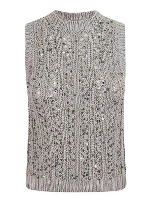 PESERICO: Tops und Tank Tops - Top - Grau