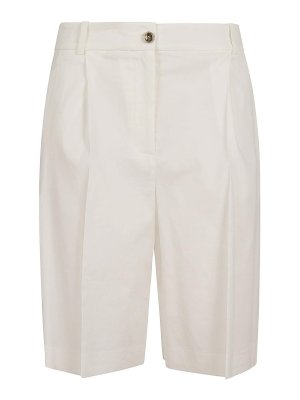 Pinko: pantaloni shorts - Bryana bermuda lino stretch