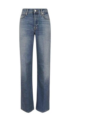 7 FOR ALL MANKIND: ストレートジーンズ - ストレートジーンズ - デニム