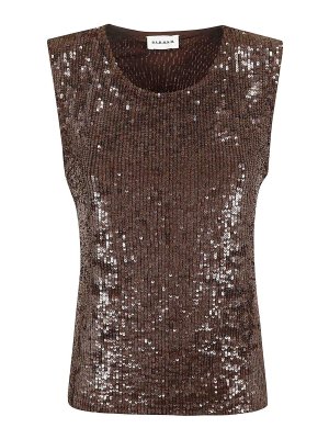 P.A.R.O.S.H.: Blusen - Bluse - Braun