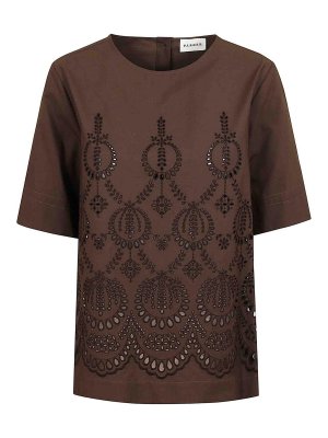 P.A.R.O.S.H.: Blusen - Bluse - Braun