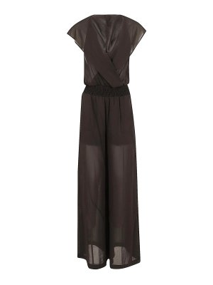 Pinko: maxi dresses - Camporosso viscose voile suit