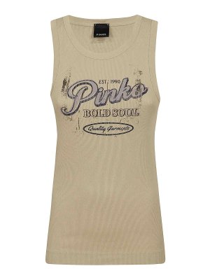Pinko: Tops y camisetas sin mangas - Top - Azul