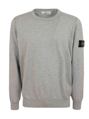 STONE ISLAND: Sweatshirts & Pulls - Sweat-Shirts - Gris