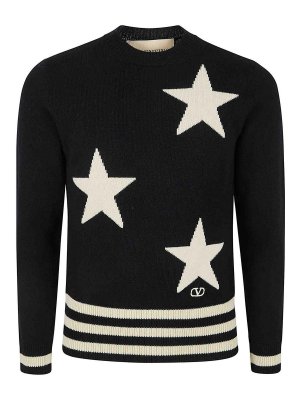 VALENTINO GARAVANI: crew necks - Crew-neck sweater, regular, fin. 7