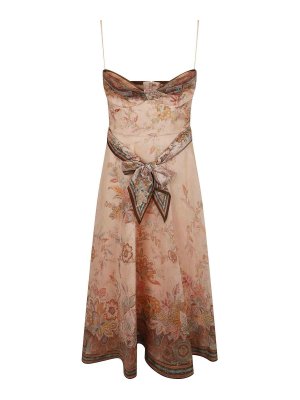 ZIMMERMANN: Knielange Kleider - Knielanges Kleid - Nude