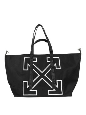 OFF-WHITE: Bolsos Shopping - Bolso Shopping - Negro