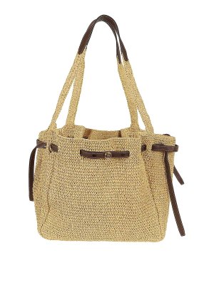 TORY BURCH: shopper - Romy straw tote