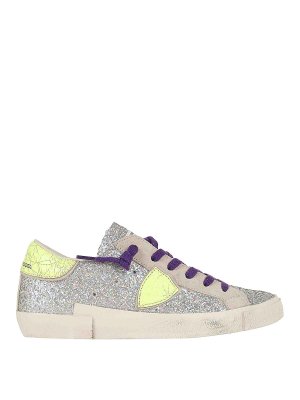 PHILIPPE MODEL: Chaussures de sport - Baskets - Argent
