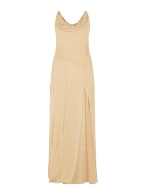 BLUMARINE: knee length dresses - Cream viscose dress