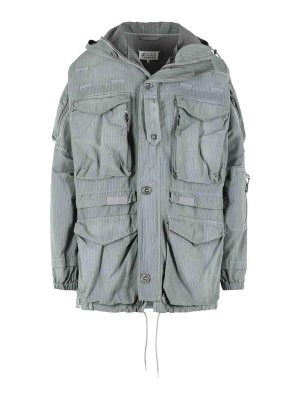 Maison Margiela: パーカー - パーカー - 緑