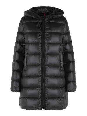 MONCLER: giacche imbottite - piumino 'suyenne' in poliammide nero