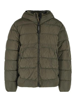 C.P. COMPANY: Kurze Daunenjacken - Daunenjacke - Grün