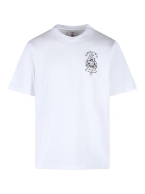 CASABLANCA: Tシャツ - Tシャツ - 白
