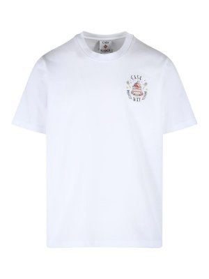 CASABLANCA: Tシャツ - Tシャツ - 白