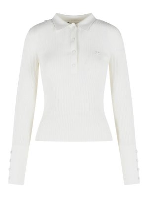 Courreges: Polos - Polo - Blanco