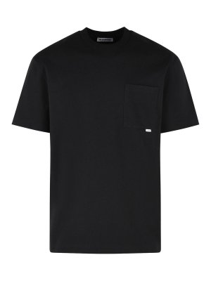 JIL SANDER: t-shirts - Black cotton t-shirt