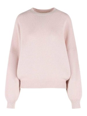 KHAITE: Strickpullover mit Rundhalsausschnitt - Rundhalspullover - Rosa