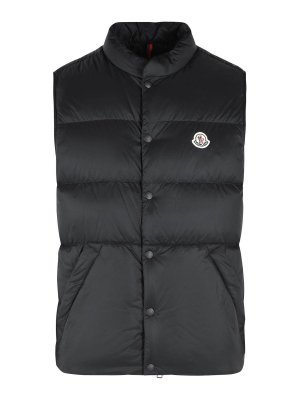 MONCLER: vests - tuquerouye' black polyamide vest