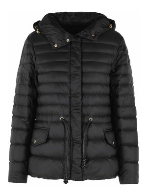 MONCLER: giacche imbottite - piumino 'raies' in poliammide nero