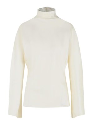 ROHE: Blusen - Bluse - Creme