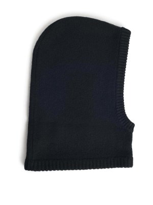LISA YANG: hats & caps - astri' black cashmere balaclava
