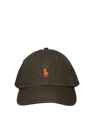 POLO RALPH LAUREN: cappelli - Green cotton hat