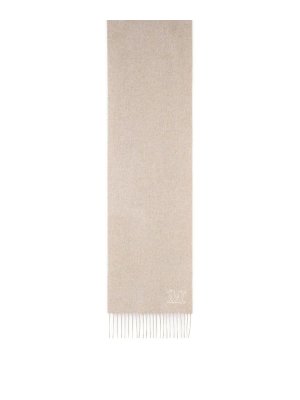 Max Mara: Stoles & Shawls - wsdalia' beige cashmere stole