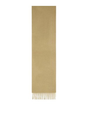 Max Mara: Stoles & Shawls - wsdalia' green cashmere stole