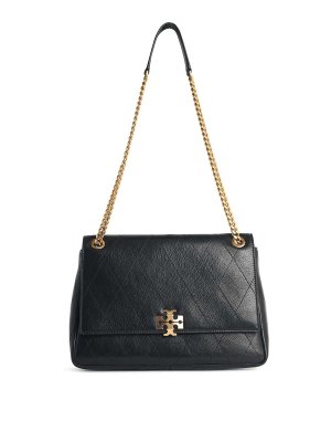 TORY BURCH: shoulder bags - Medium charlie  leather shoulder bag