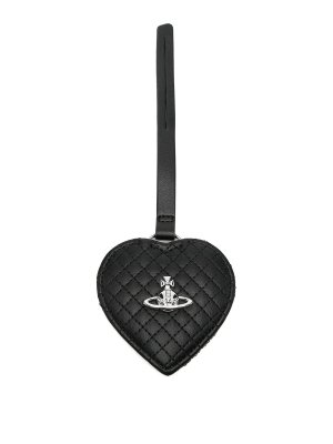 VIVIENNE WESTWOOD: key holders - Heart Mirror Charm