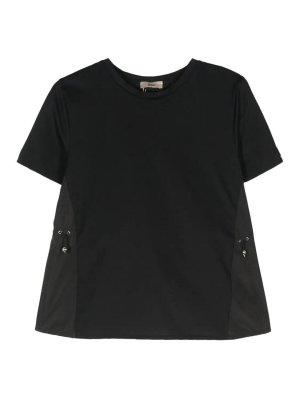 HERNO: t-shirts - T-Shirt With Drawstring
