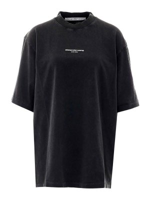 ALEXANDER WANG: Camisetas - Camiseta - Negro