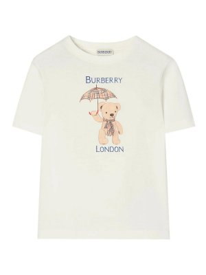 BURBERRY: Camisetas - Camiseta - Blanco