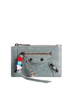 BALENCIAGA: 財布＆ポーチ - 財布 - ブルー